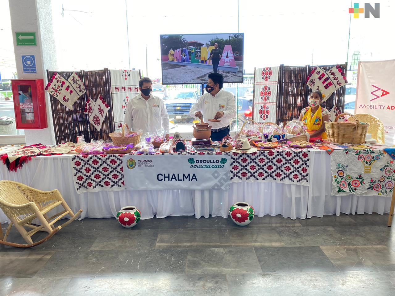 Orgullo Veracruzano promueve a municipios de la huasteca en central de autobuses de Hidalgo