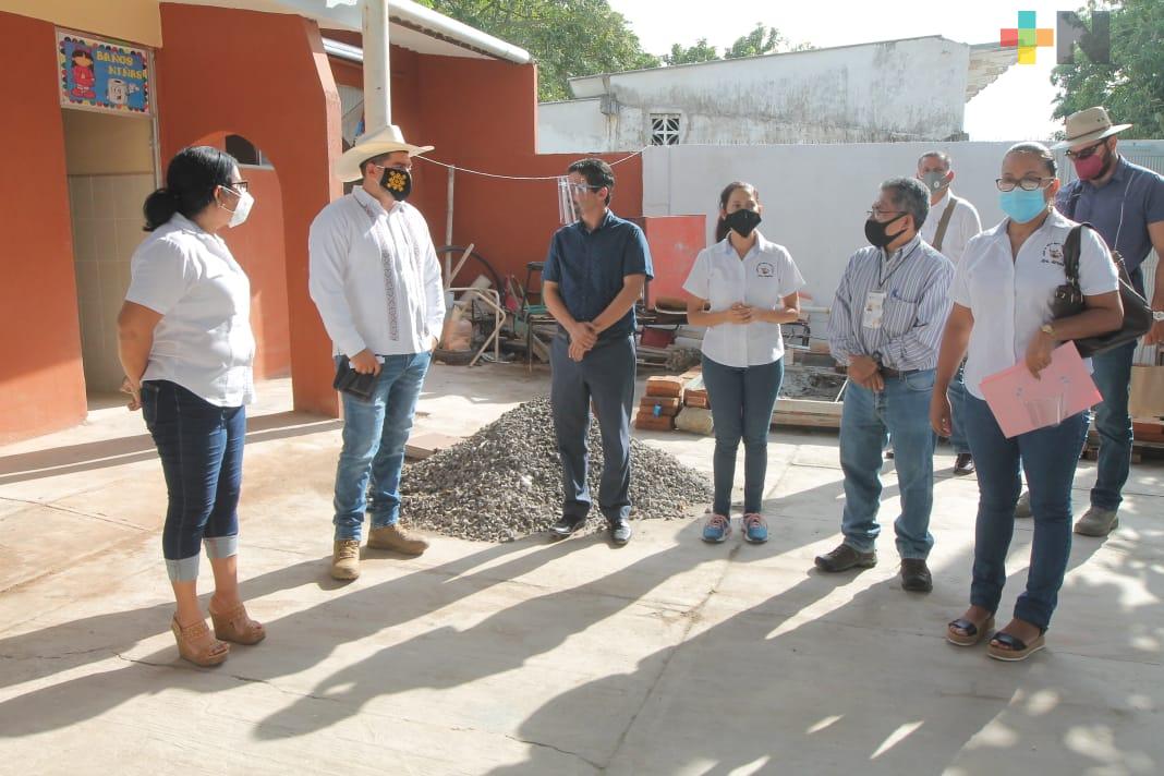 Rehabilita SEV plantel educativo con casi 60 años de antigüedad, en Lerdo de Tejada