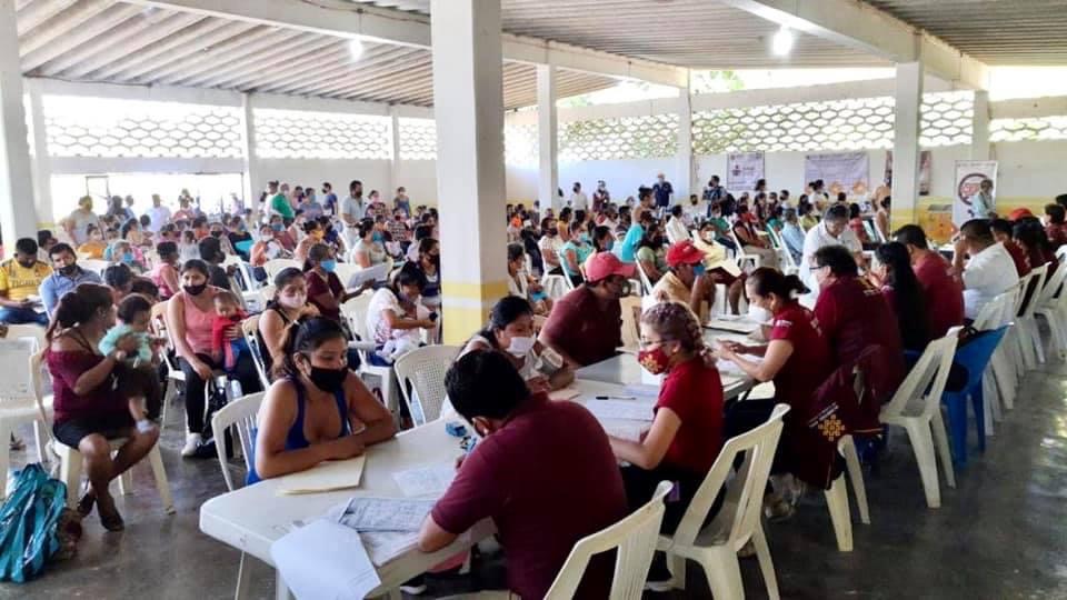 Se realizó la Brigada Itinerante del Registro Civil en Papantla