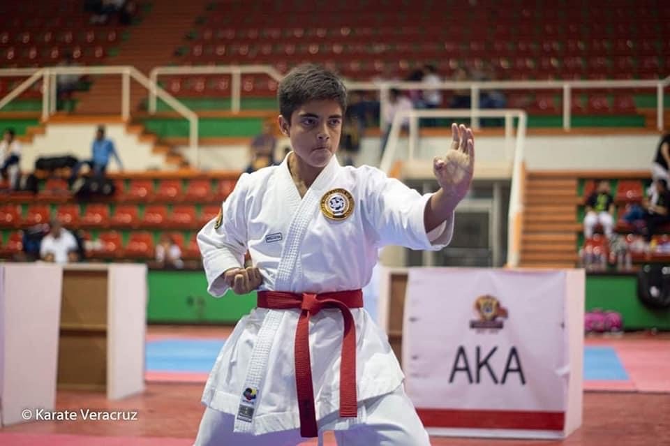 Karateca xalapeño destacó en Copa Kokuban 2020