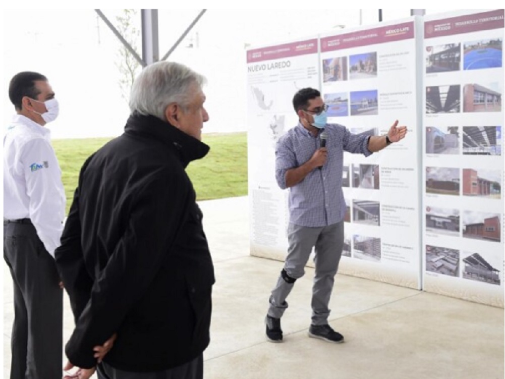 Presidente entrega obras de mejoramiento urbano en Nuevo Laredo, Tamaulipas