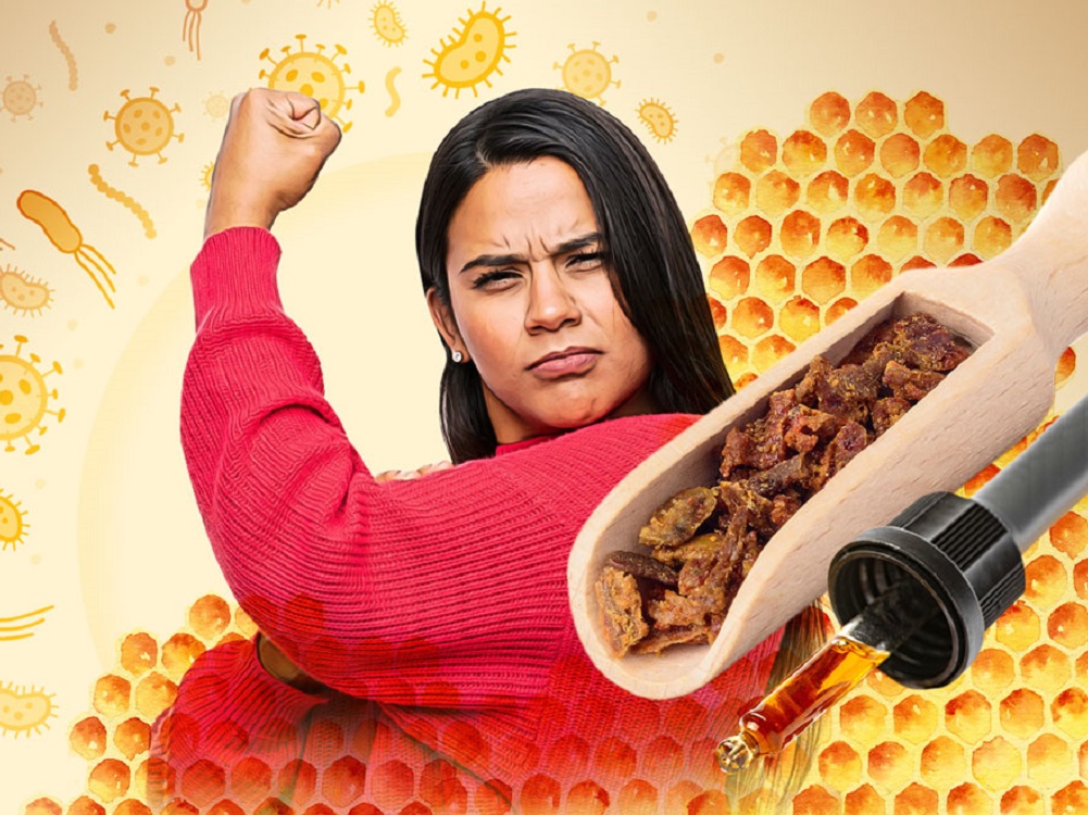 Propóleo, auxiliar en enfermedades virales