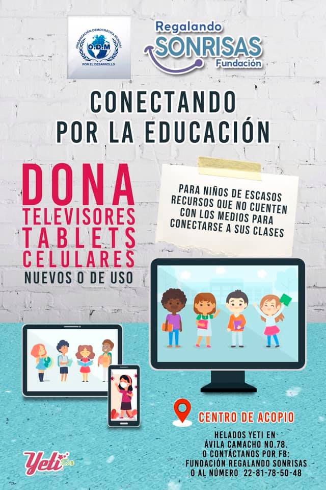 Fundación invita a donar dispositivos electrónicos para que estudiantes puedan seguir sus clases