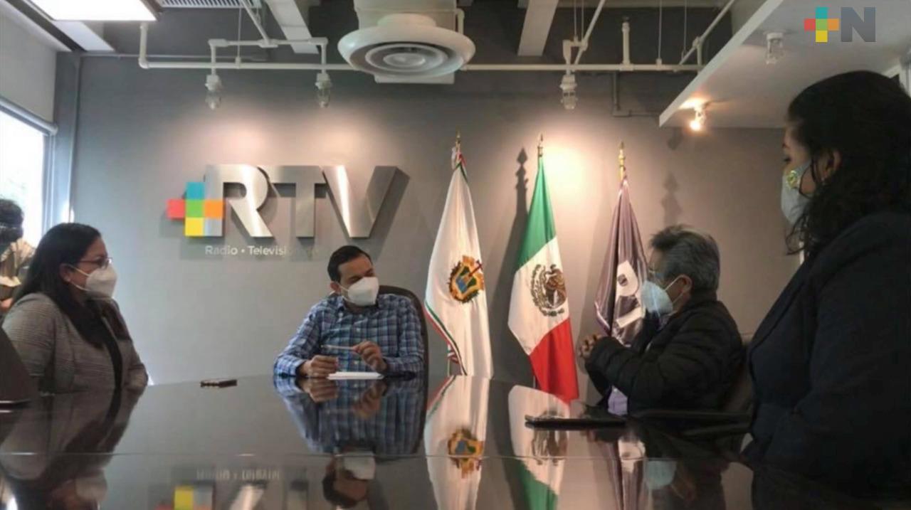 Reafirman Telebachillerato y RTV su vinculación por la educación