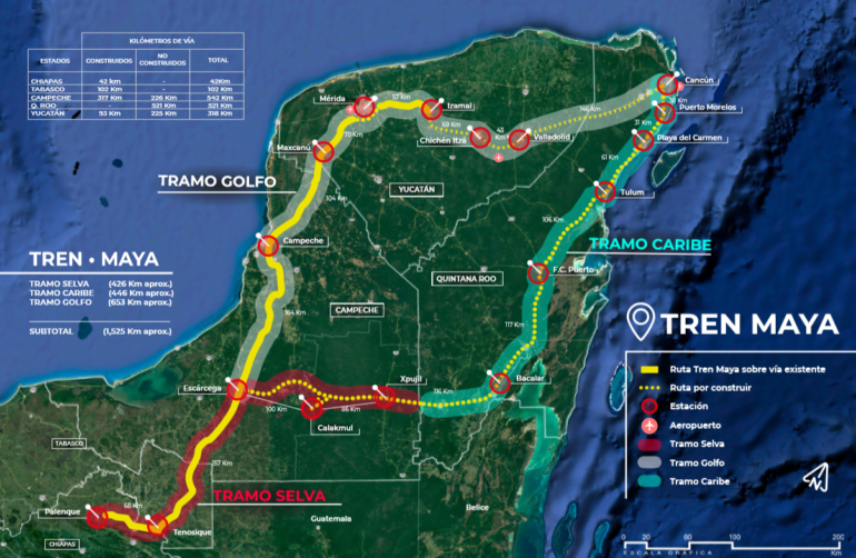 Tren Maya fortalecerá e integrará el producto turístico del sureste mexicano: Sectur