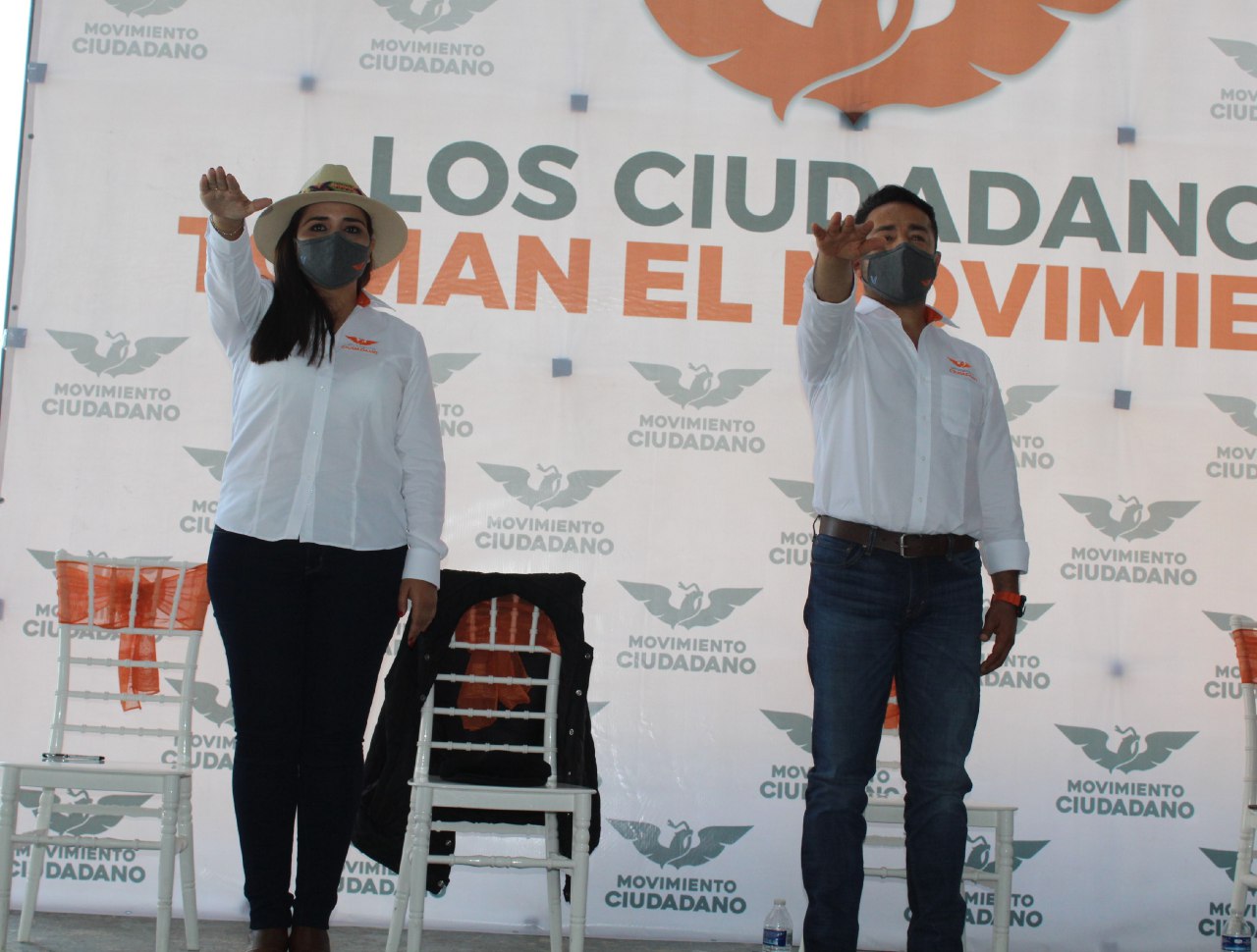 Rinden protesta coordinador distrital de Movimiento Ciudadano en Alto Lucero