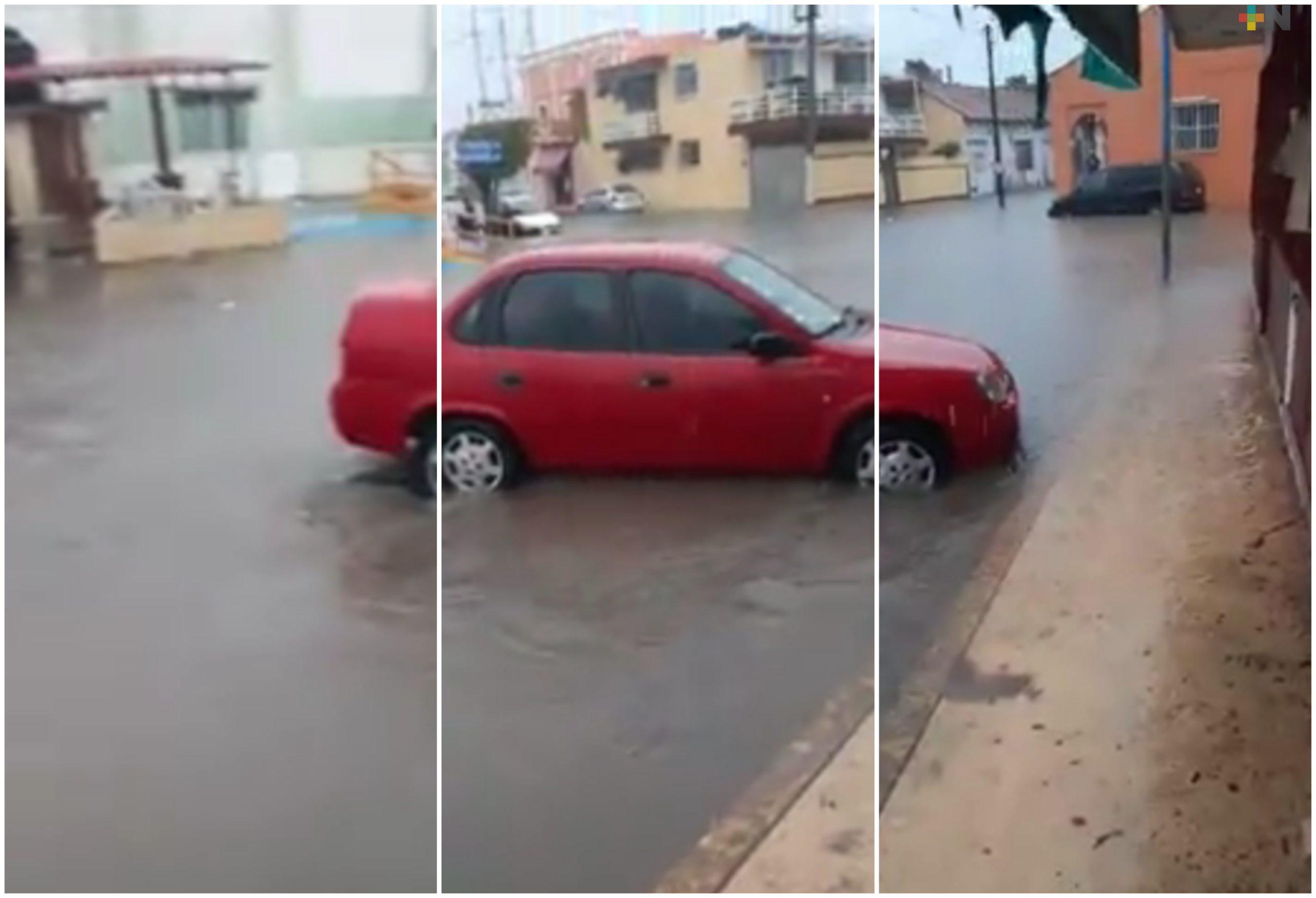 Río Papaloapan inunda calles de la ciudad de Alvarado