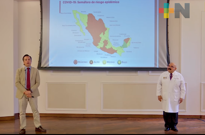 Semáforo amarillo no indica estar fuera de riesgo: gobernador de Veracruz