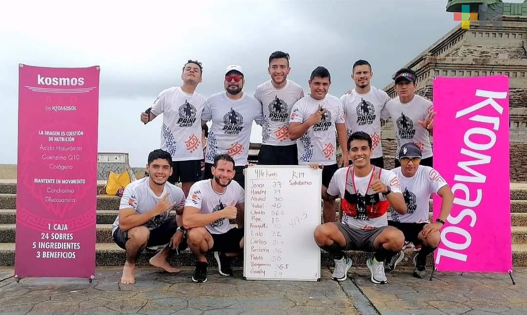 Paina Coatza realizó «Kilómetro Solidario»