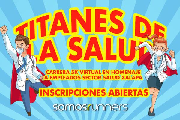 Carrera atlética gratuita, exclusiva para personal de salud