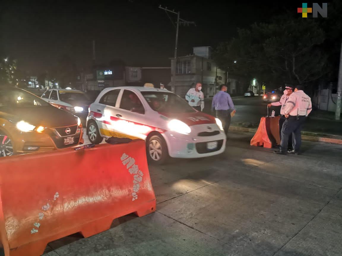 Realizaron operativo “Alcoholímetro” en Boca del Río