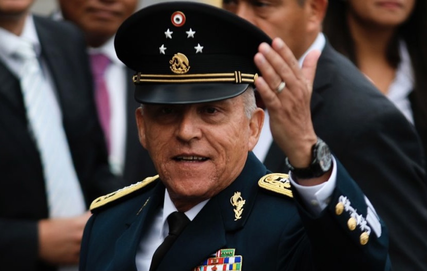 El ex secretario de la Defensa Nacional, Salvador Cienfuegos, arribó a México