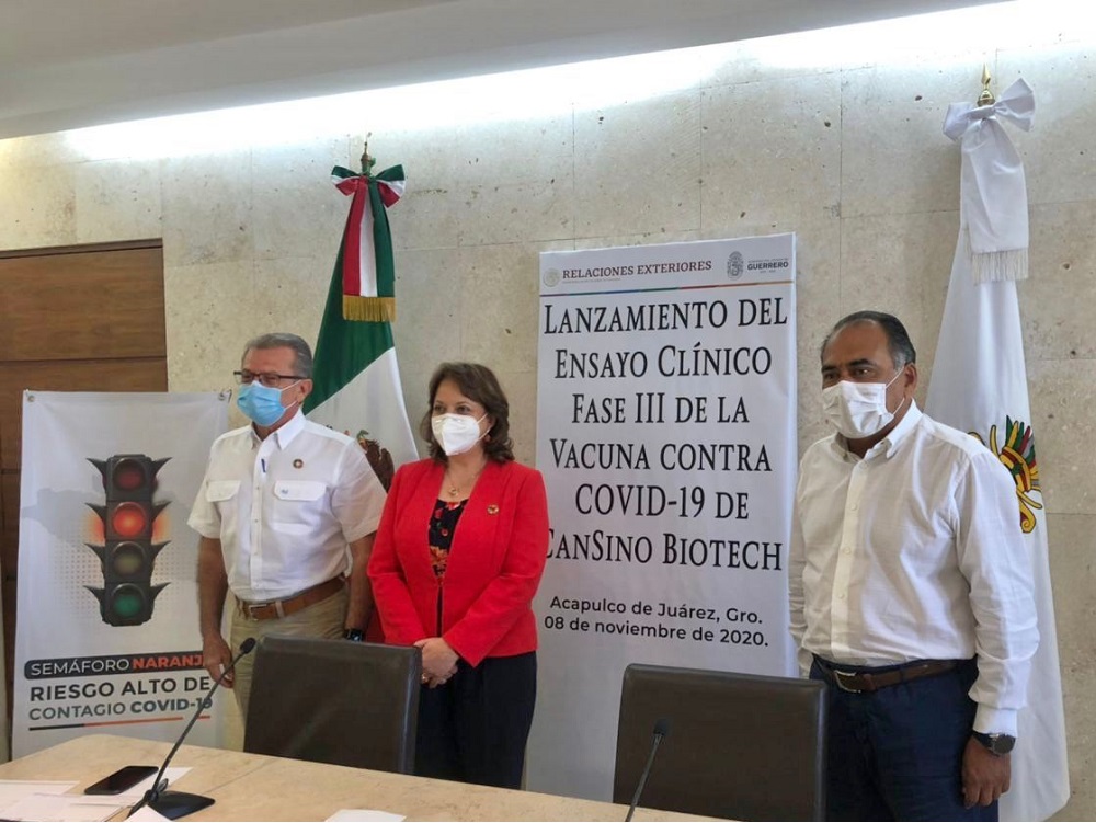 Arranca la fase III de la prueba clínica de la vacuna de CanSino en Guerrero