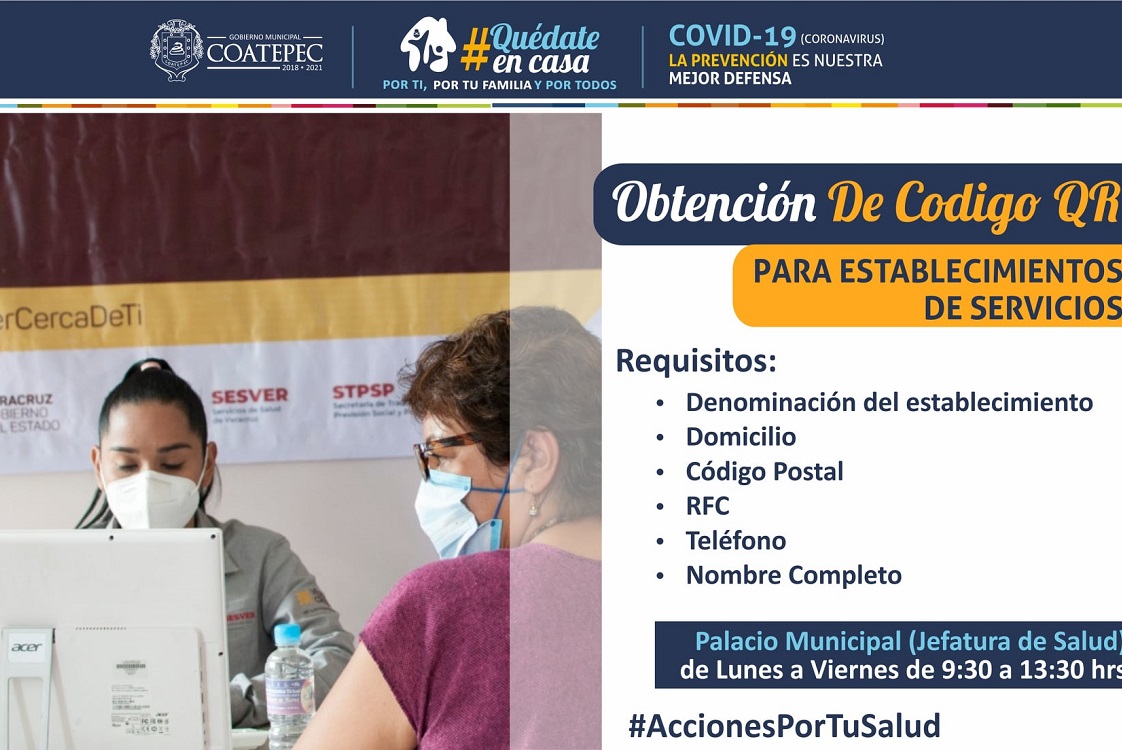 Ayuntamiento de Coatepec pone en marcha mesas de trabajo para asesorar a empresarios a generar códigos QR