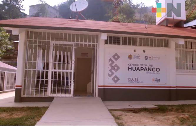 Agradecen rehabilitación de Centro de Salud en Huapango, en la región de las Altas Montañas