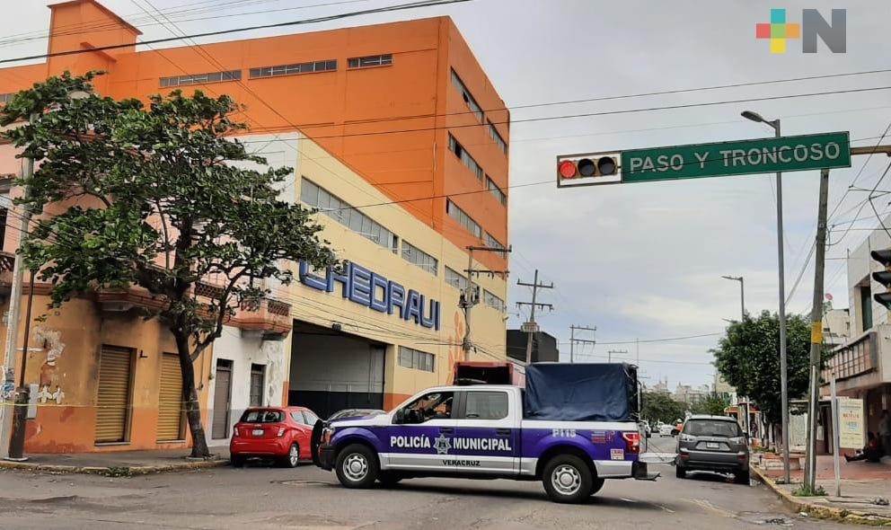 Conato de incendio en supermercado del puerto de Veracruz