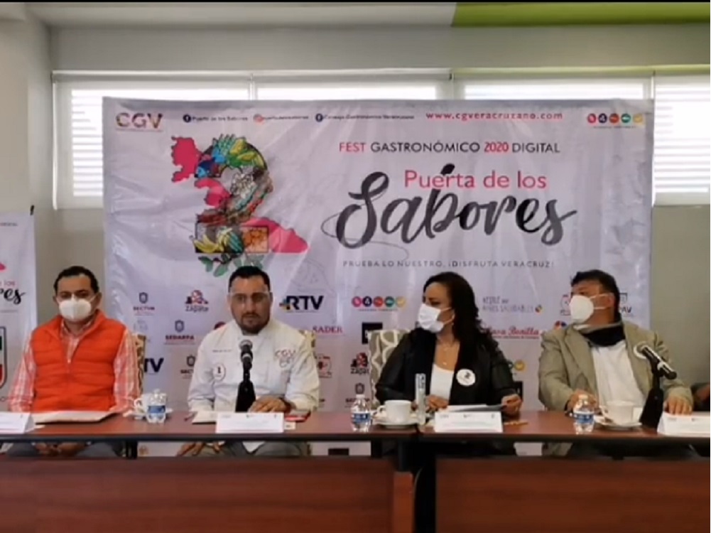 Consejo Gastronómico Veracruzano realizará segundo festival gastronómico digital Puerta de los Sabores