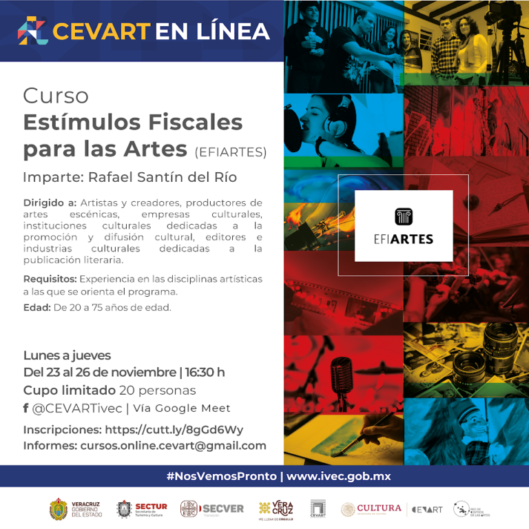 CEVART invita al Curso sobre Estímulos Fiscales para las Artes