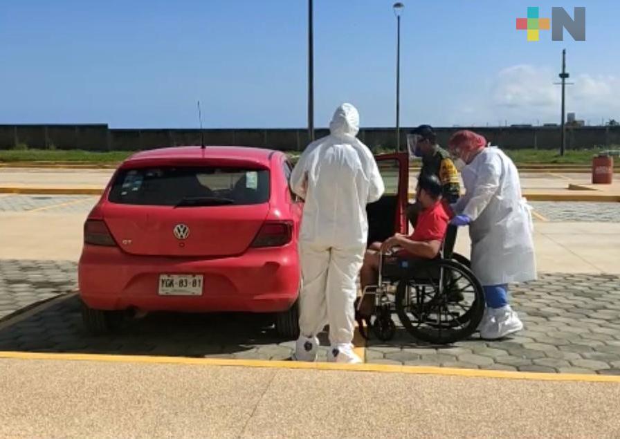 Sigue la recuperación de pacientes en el Hospital Covid de Coatzacoalcos