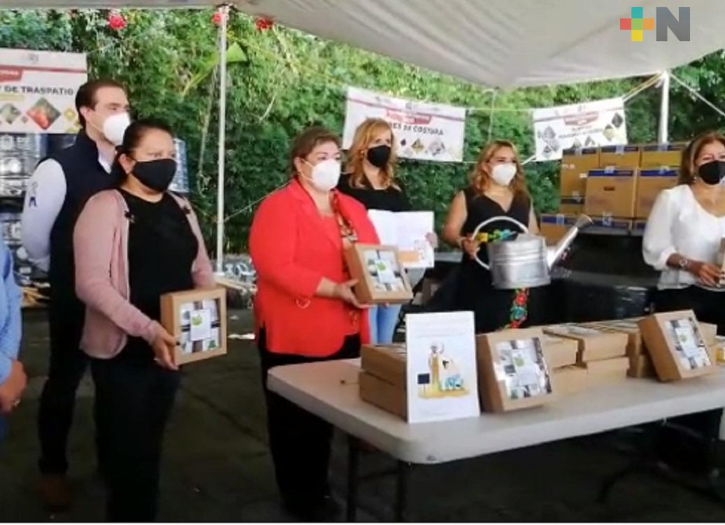 DIF estatal entrega proyectos productivos en municipios de zona centro de Veracruz