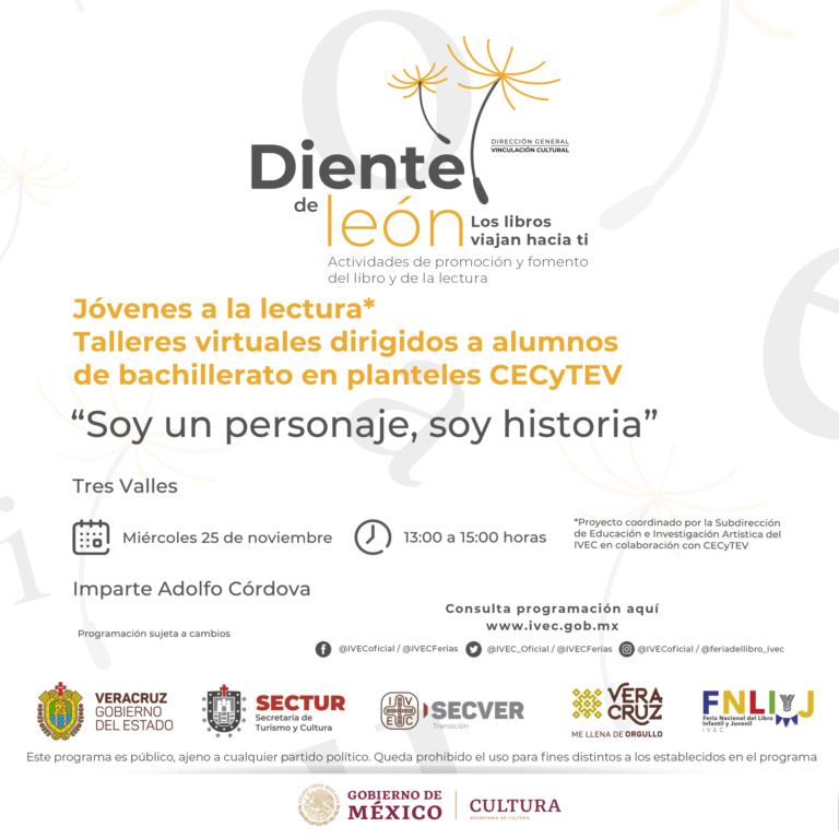 Realiza IVEC proyecto Jóvenes a la Lectura