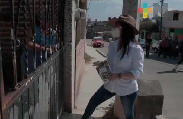 Diputada federal Dorheny García entrega informe de labores legislativas a xalapeños