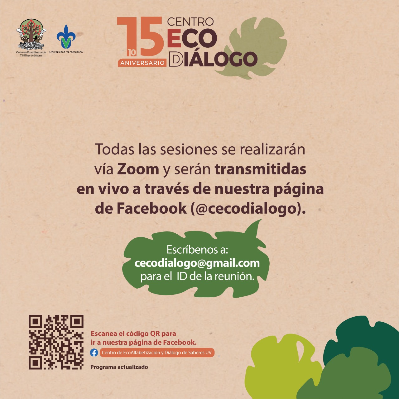 EcoDiálogo de la UV celebrará su aniversario