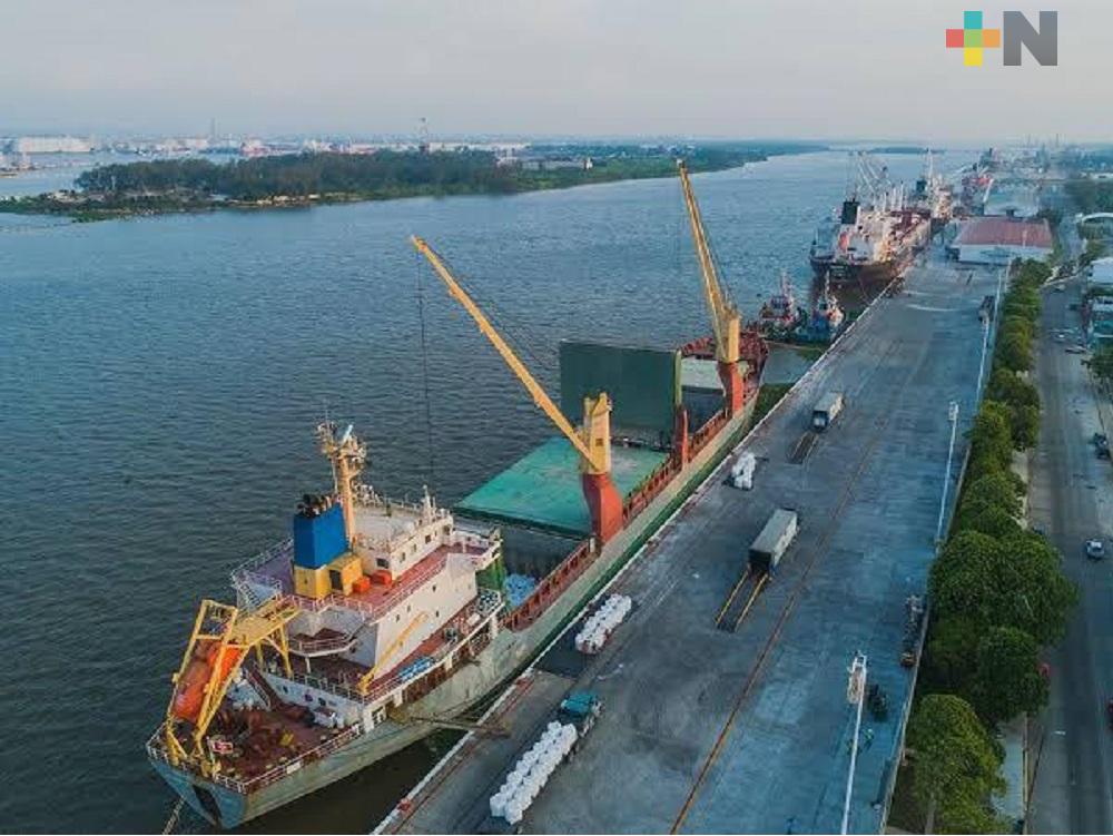 En 2020, puerto de Coatzacoalcos continúa en tercer lugar de carga total