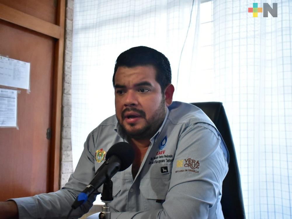 En Tantoyuca, CAEV ofrece programas de condonación para usuarios