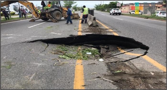 Repara SCT infraestructura carretera de Veracruz, Chiapas y Tabasco