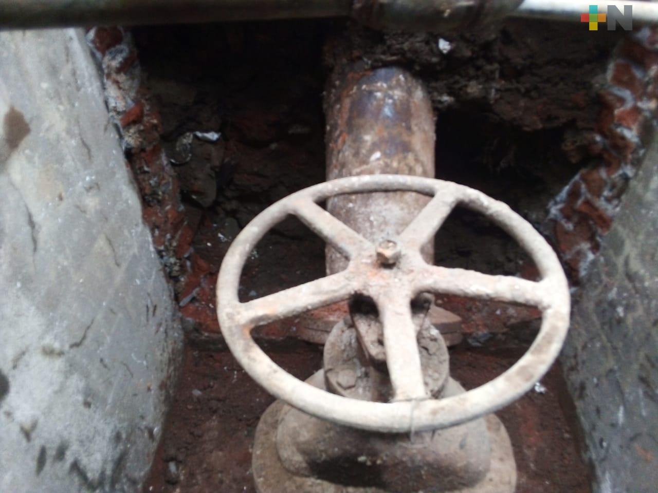 Suspensión temporal de servicio de agua en colonias de Xalapa