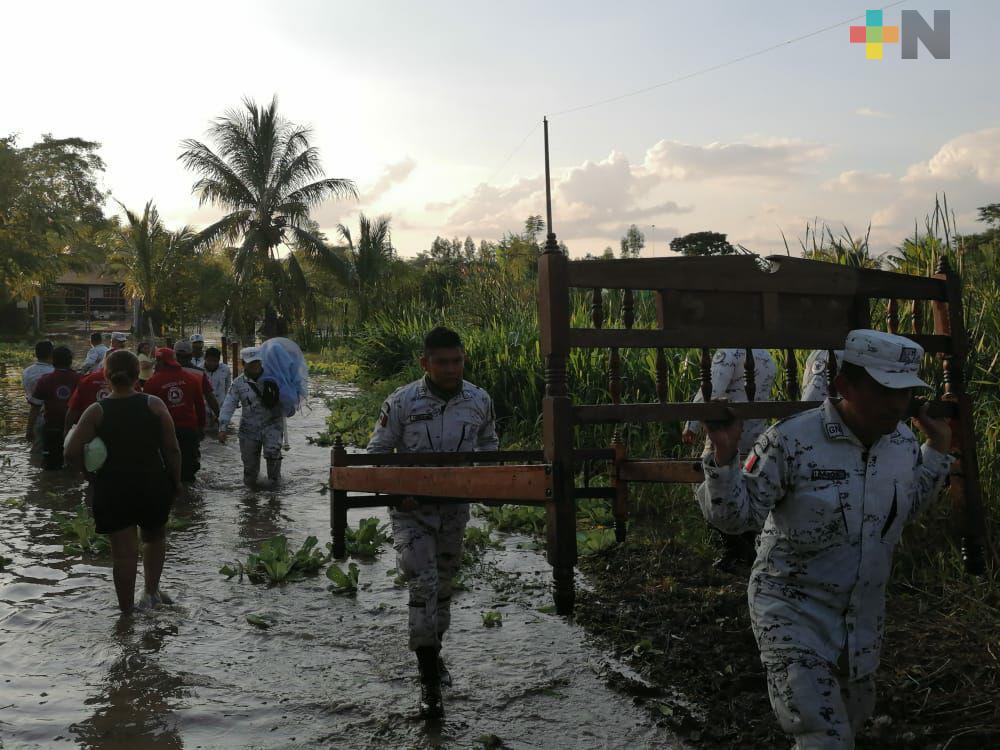 Lluvias han afectado a más de 184 mil personas en el sureste del país
