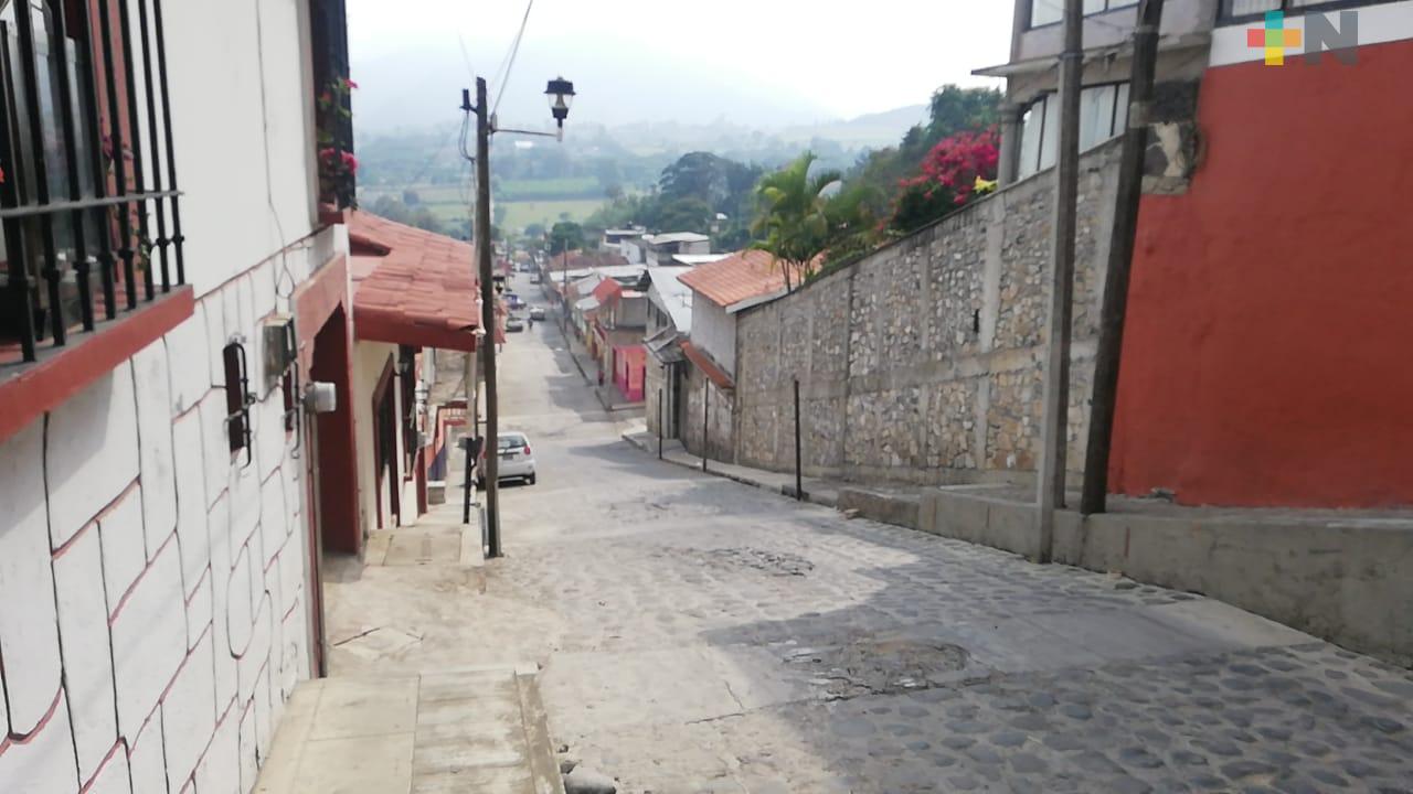 A inicios del próximo año concluirán obras en centro de Coscomatepec