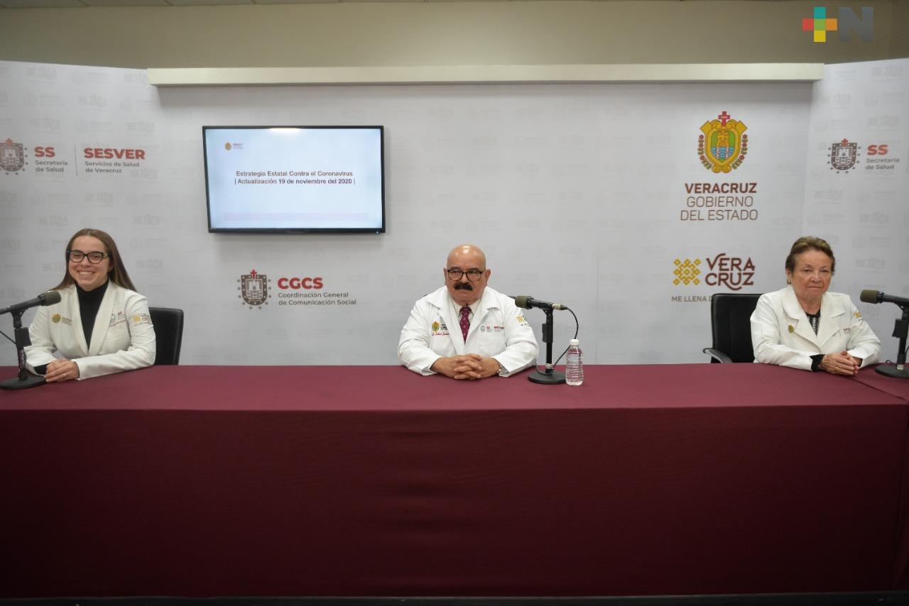 Hay 52 casos nuevos de COVID-19 en Veracruz