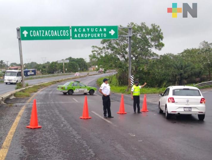Se reanuda la vialidad en la carretera Minatitlán – Coatzacoalcos