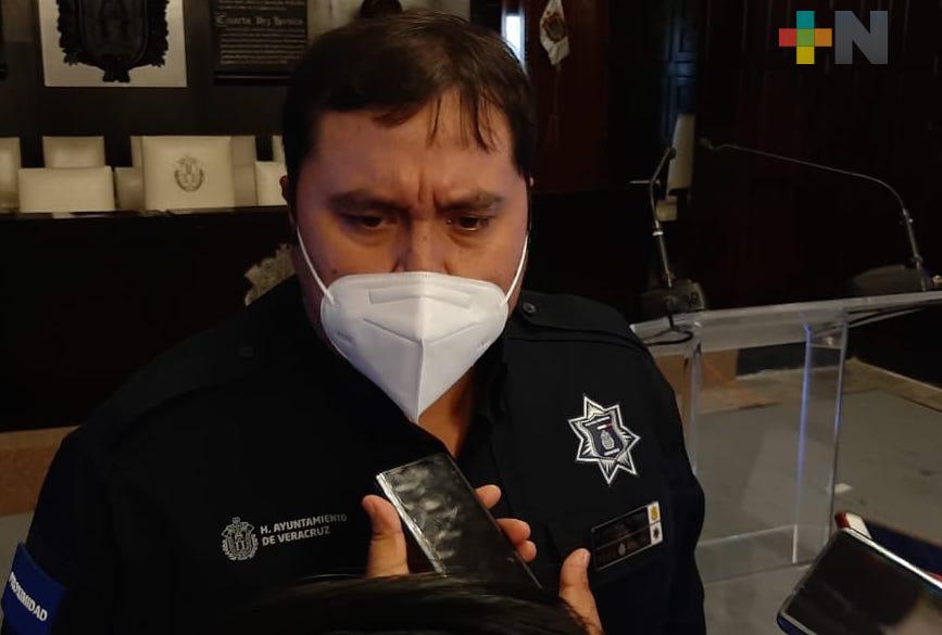 Policía Municipal de Veracruz, al pendiente de cualquier eventualidad durante Buen Fin