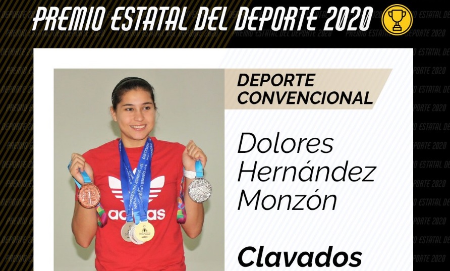Dolores Hernández Monzón ganó el Premio Estatal del Deporte 2020