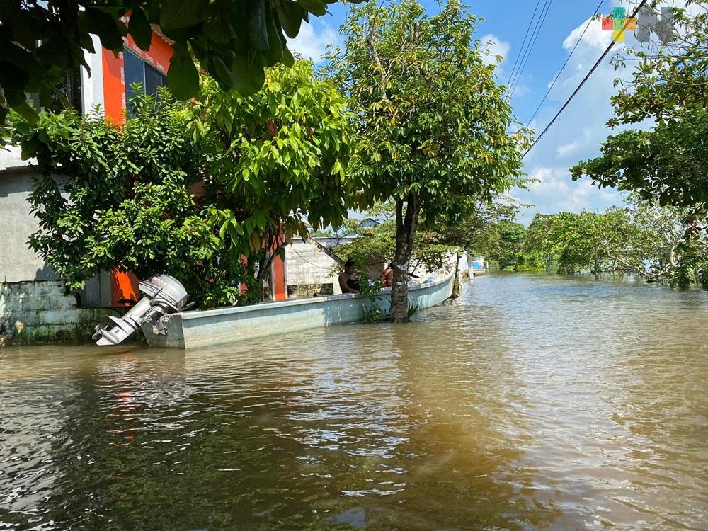 Nivel del Río Tancochapa se mantiene estable: PC Las Choapas