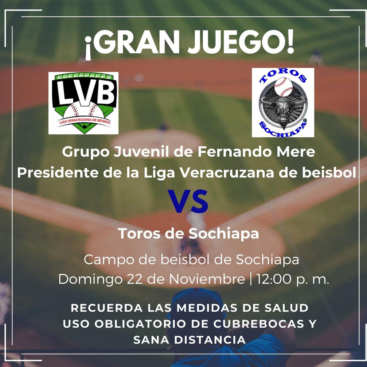Liga Veracruzana de Beisbol anuncia juegos de pretemporada en diversas plazas
