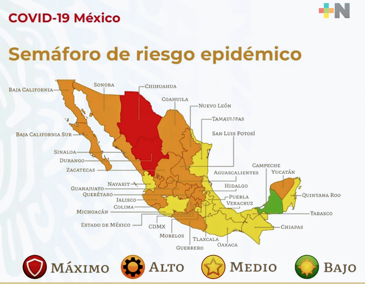 Seguirá Veracruz en semáforo amarillo