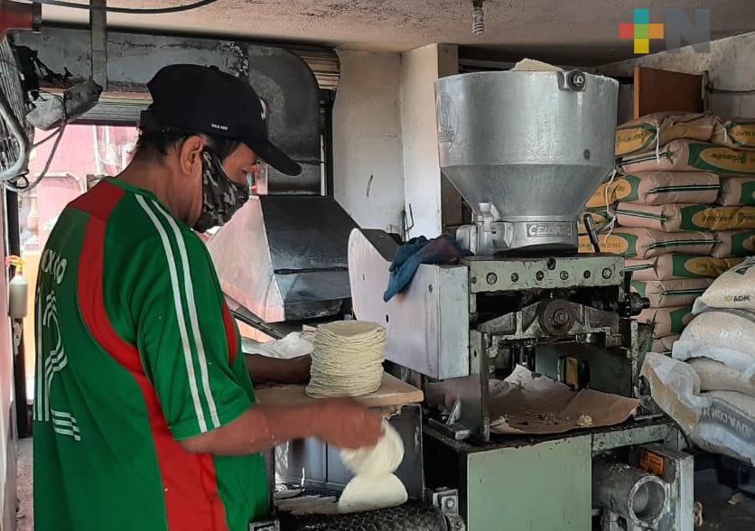 Primero de diciembre subirá el precio de la tortilla en zona conurbada Veracruz-Boca del Río