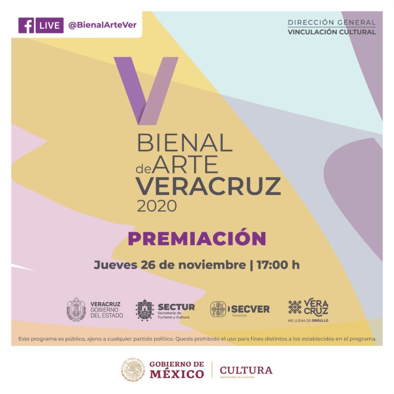 Inaugura IVEC la V Bienal de Arte Veracruz 2020