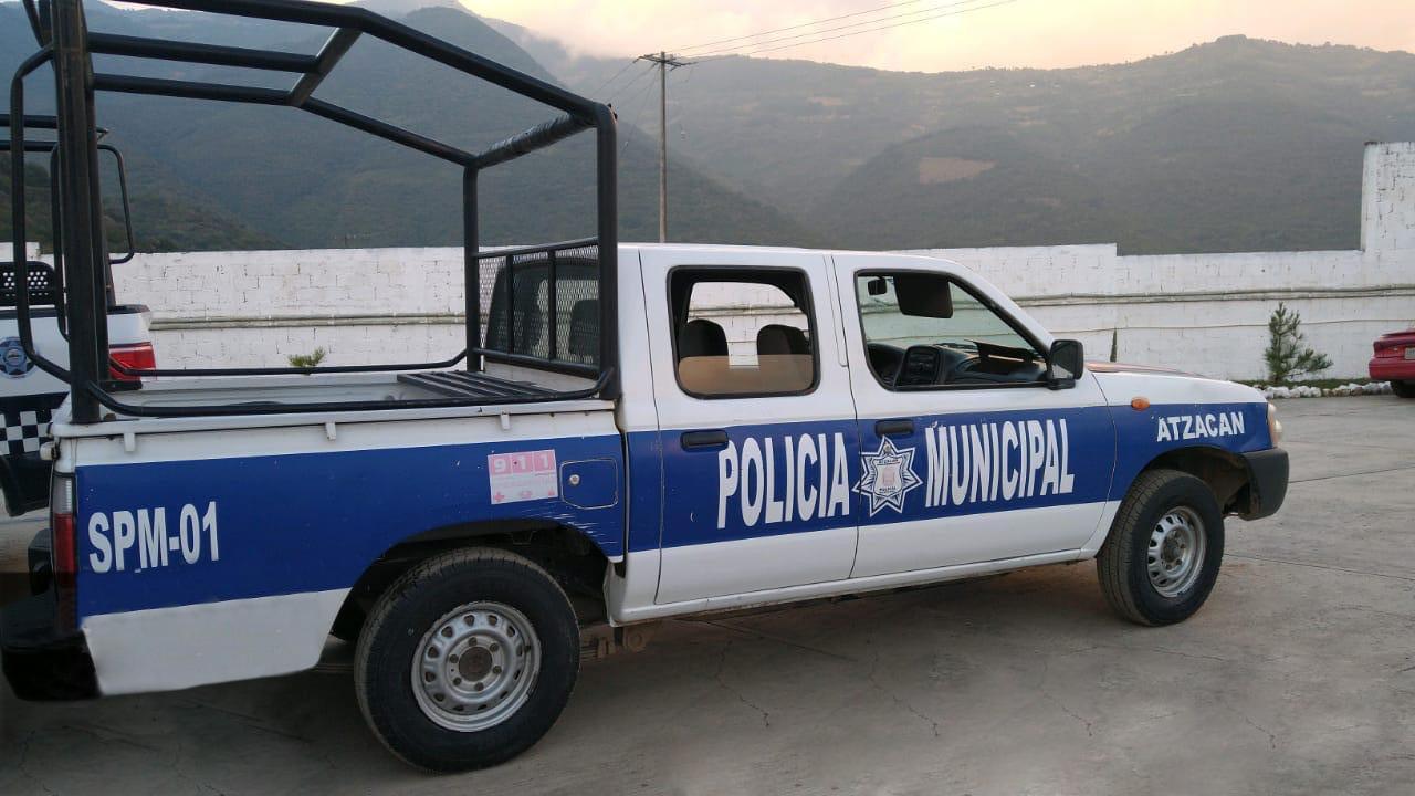 Policía Municipal de Atzacan utilizó un auto robado como patrulla