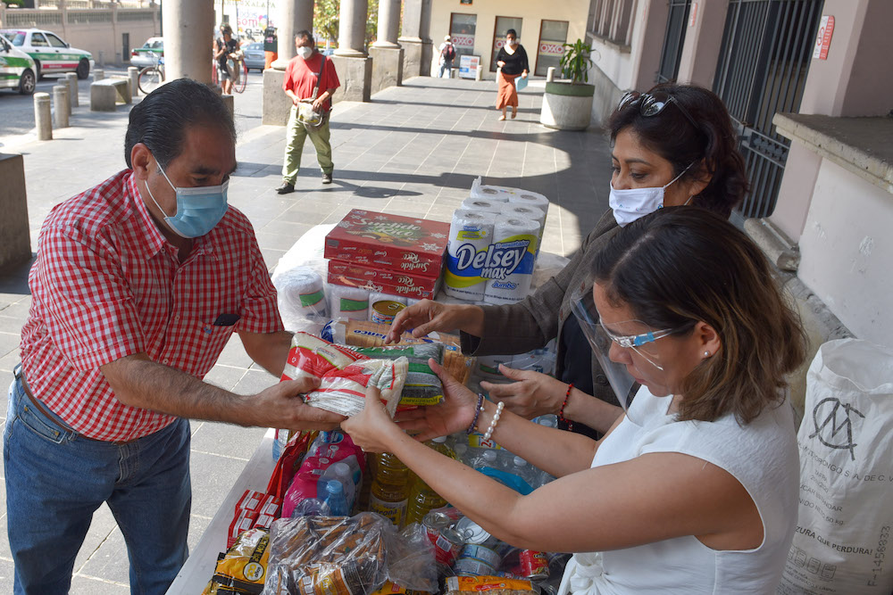 Abren centro de acopio para damnificados  de Tabasco en palacio municipal de Xalapa