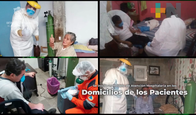 En Ixtaczoquitlán implementaron atención hospitalaria a domicilio de pacientes COVID-19