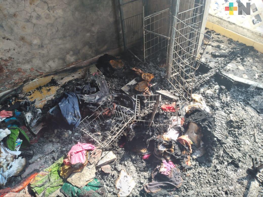 Incendio acabó con pertenencias de familia chiapaneca; piden ayuda