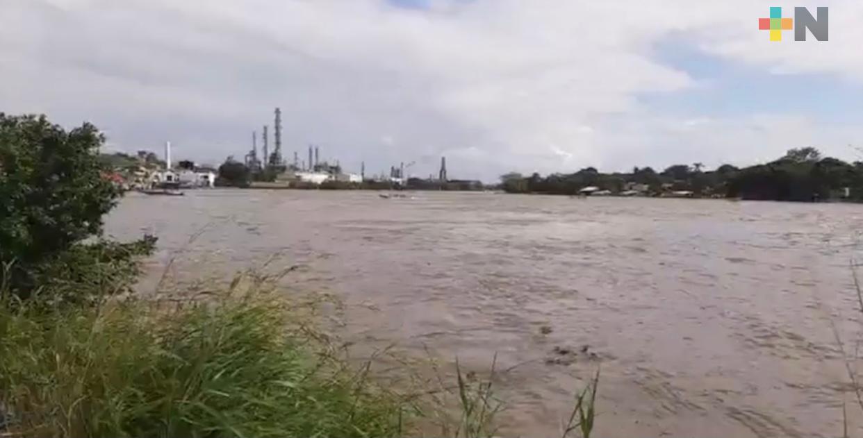Nivel de los ríos del sur de Veracruz está en descenso