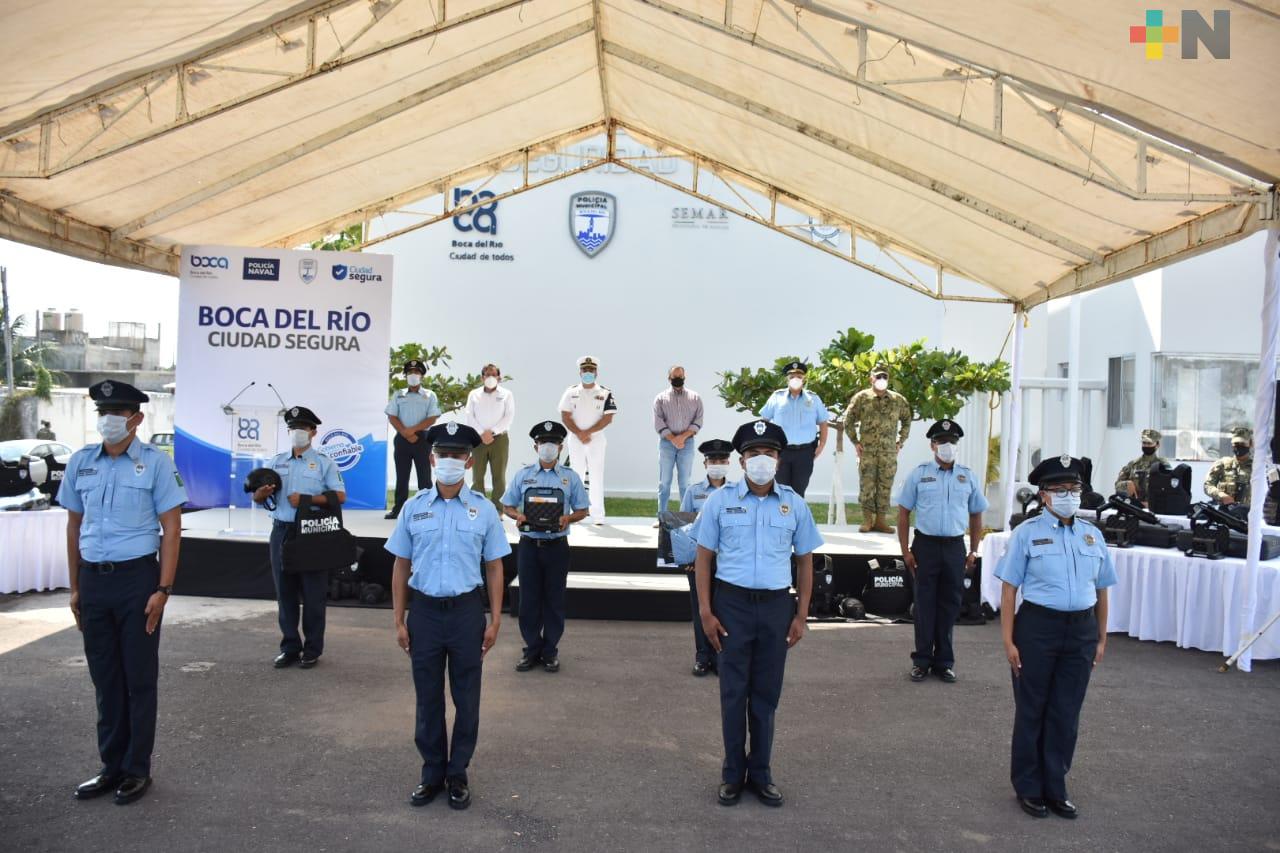 Están 60 elementos policiacos de Boca del Río en  capacitación y adiestramiento