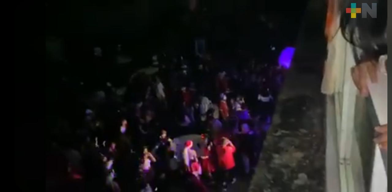 En Veracruz celebraron fiesta masiva de Halloween