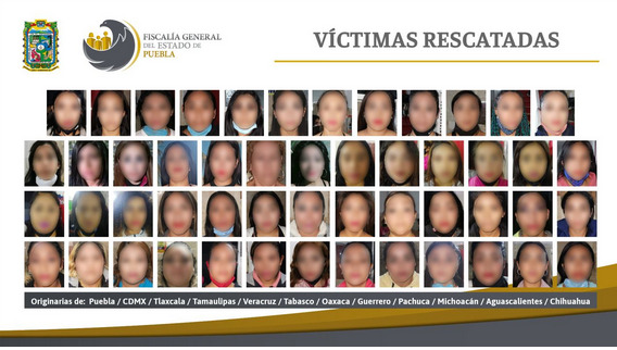 Había mujeres veracruzanas entre las rescatadas en centros de explotación sexual de Puebla